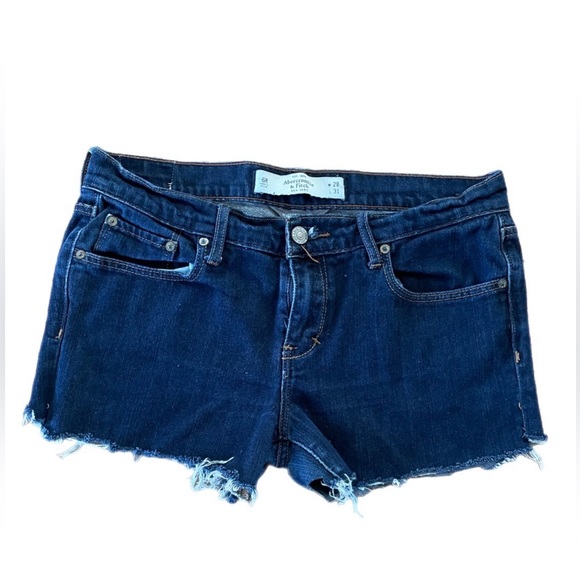 Abercrombie & Fitch Pants - Abercrombie & Fitch Denim Cutoff Shorts Size 6 Blue